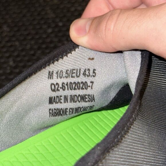Oofos OOmg Fibre Low Black Gray Slip On Comfort Sneakers Shoes Men’s Size 10.5 main image 7